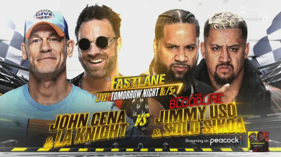 John Cena & LA Knight vs Jimmy Uso & Solo Sikoa (Full Match)