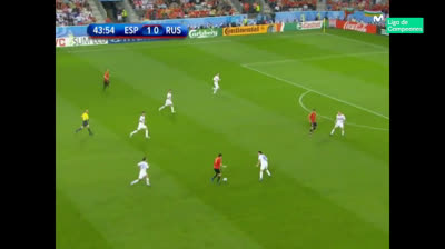 10-6-08 David Villa vs Rusia