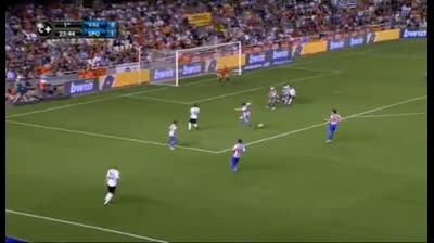 20-9-09 David Villa vs Sporting de Gijón