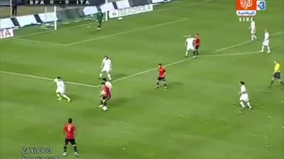 26-3-08 David Villa vs Italia