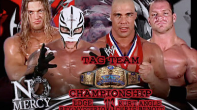 Rey Mysterio & Edge vs Kurt Angle & Chris Benoit