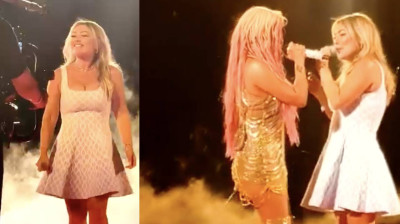 Amaia Montero reaparece en el concierto de Karol G