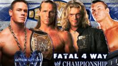 John Cena vs Randy Orton vs Edge vs Shawn Michaels