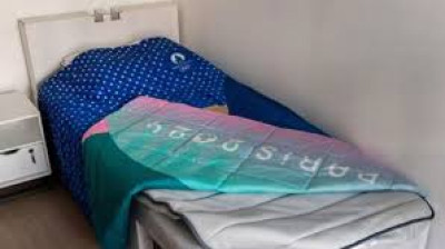 Pappbetten bei den Olympischen Spielen 2024 in Paris