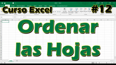 CURSO EXCEL [12] ► ORDENAR las hojas