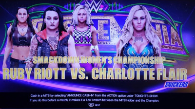 Charlotte Flair vs Ruby Riott (WWE 2K19)