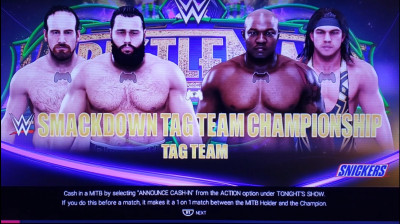 Chad Gable & Shelton Benjamin vs Rusev Day (WWE 2K19)