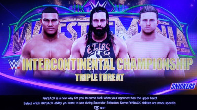 The Miz vs Elias vs Jason Jordan (WWE 2K19)