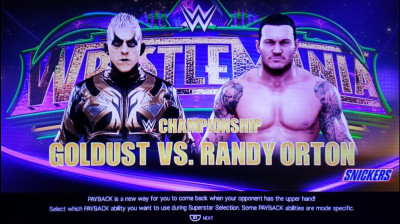Randy Orton vs Goldust (WWE 2K19)
