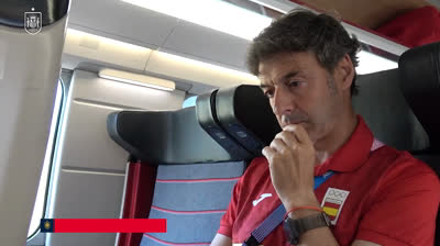El 'staff' de la Selección Olímpica trabaja sin descanso entre partidos