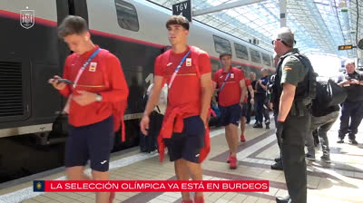 La Selección Olímpica ya está en Burdeos