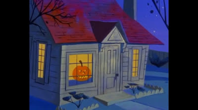 Duffy Duck e il nipotino in dolcetto o scherzetto con la strega e speedy Gonzales