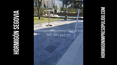 Hormigón Impreso en Segovia Tel. 671444777