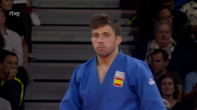 27-7-24 Cuarto combate - Final Bronce: Categoría -60 kg: G. Sardalashvili vs F. Garrigós