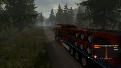 Botando Pressão Na SERRA De Man - ETS 2 MAPA Rutas Mortales - VOLANTE G22e