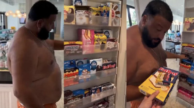 Le frigo de Dj Khaled... Plein de glaces!!!!