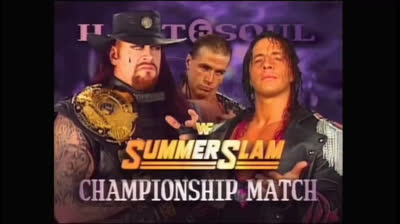 WWF SummerSlam 1997 - Bret Hart vs The Undertaker (WWF Championship)