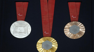 Así es una medalla de oro de los Juegos Olímpicos de París 2024