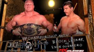 WWE No Way Out 2004 - Eddie Guerrero vs. Brock Lesnar (WWE Championship)