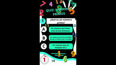 ¿Eres un experto en NÚMEROS PRIMOS?