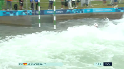 27-7-24 Slalom - Canoa individual: Bajada 1 - Maialen Chorraut