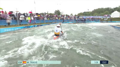 27-7-24 Slalom - Canoa individual: Bajada 1 - Miquel Travé