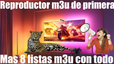 M3U REPRO M3U PARA SUS LIST Y VIENE CON 8 LIST M3U 2024