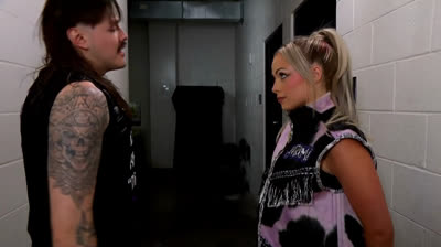 Liv Morgan and Dominik Mysterio Backstage Segment,  Raw June 17th 2024