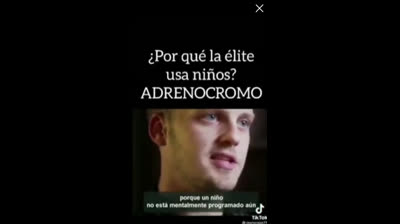 ¿Porque la élite usa los niños...? ¡ADRENOCROMO!