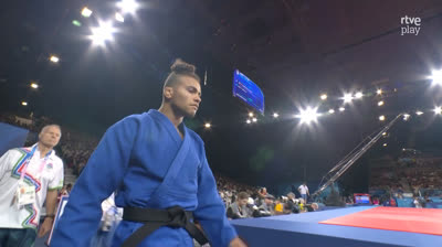 29-7-24 Primer combate -73 kg: S. Cases vs F. Njie