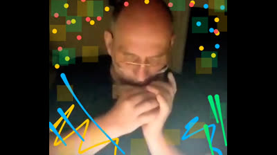 JS Bach bwv999  harmonica chromatic studying