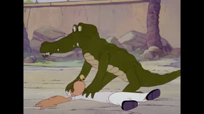 Popeye Vs Crocodile