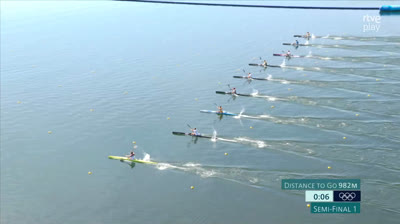 10-8-24 Sprint - Semifinal 1: K1 1000m - Francisco Cubelos