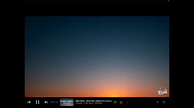 Me singing what was I made for by billy eilish