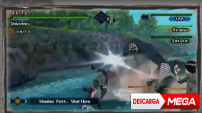 Naruto Shippuden Kizuna Drive para PSP [MEGA] [ISO]
