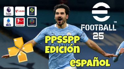 E-FOOTBALL 25 Para PSP En Español Nuevos Uniformes y Transferencias