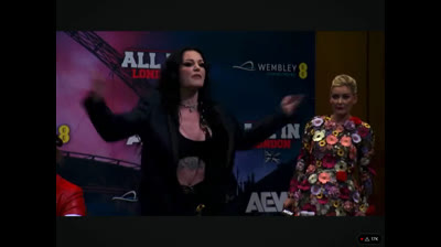 AEW ALL IN 2024 Saraya Goes Off