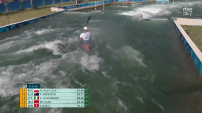 30-7-24 Slalom - Kayak Individual: Segunda carrera - Pau Echániz
