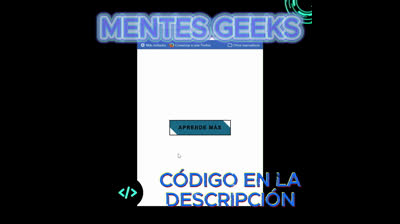 Crear un botón animado con efectos | HTML & CSS