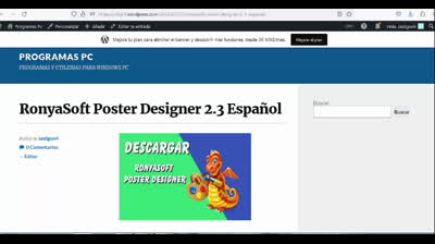 RonyaSoft Poster Designer 2.3 Español