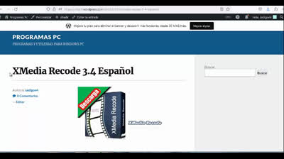XMedia Recode 3.4 Español