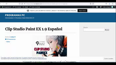 Clip Studio Paint EX 1.9 Español