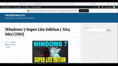 Windows 7 Super Lite Edition ( X64 bits) [ISO]