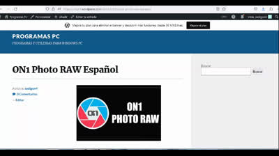 ON1 Photo RAW Español
