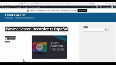 Movavi Screen Recorder 11 Español