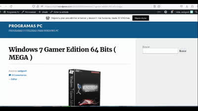 Windows 7 Gamer Edition 64 Bits ( MEGA )