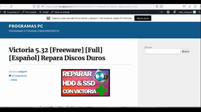 Victoria 5.32 [Freeware] [Full] [Español] Repara Discos Duros