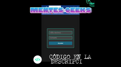 Cómo crear un formulario de acceso | HTML & CSS