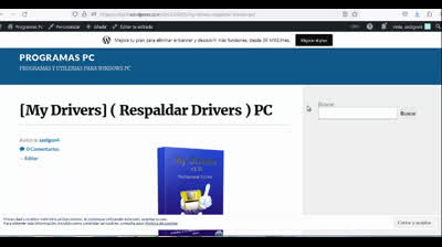 [My Drivers] ( Respaldar Drivers ) PC