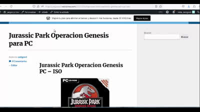jurassic park operacion genesis para pc